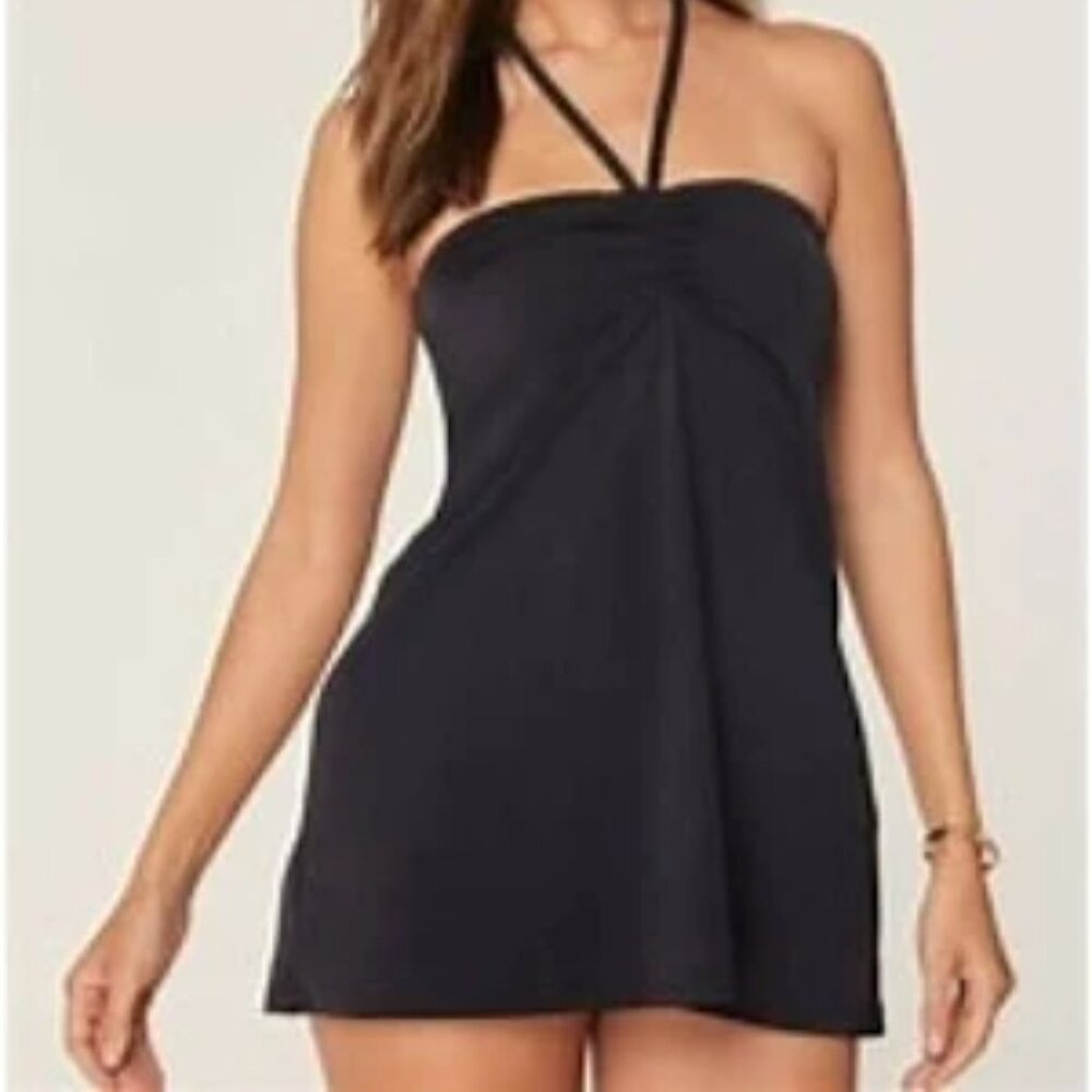 Andie Swim Waikiki Dress or Swim Cover Up in Black Size Small NWT